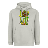 Moon Dust Tie dye St. Patrick's Day love dog paw Heavyweight Hoodie - BundleAndBundleShop