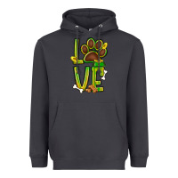 Smoke Tie dye St. Patrick's Day love dog paw Heavyweight Hoodie - BundleAndBundleShop