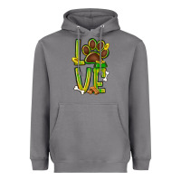 Storm Tie dye St. Patrick's Day love dog paw Heavyweight Hoodie - BundleAndBundleShop