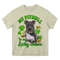 Mossy st patricks day my pitbuli my lucky charm Heavy Core Tee - RanaPortraitStore