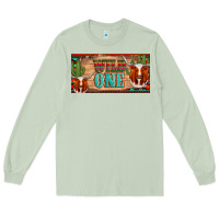 Matcha texas longhorn wild one cactus licanse plate Long Sleeve Tee - Artiststas