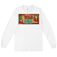White texas longhorn wild one cactus licanse plate Long Sleeve Tee - Artiststas