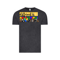 Vintage Black different is beautiful Vintage Tee - AdoDesignShop