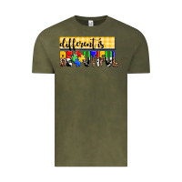 Vintage Olive different is beautiful Vintage Tee - AdoDesignShop