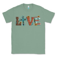 Sage western love with cross Classic Tee - Artiststas
