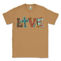 Toasted Coconut western love with cross Classic Tee - Artiststas