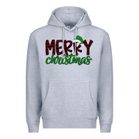 Heather Grey Merry Christmas Premium Hoodie - Bettercallsaul
