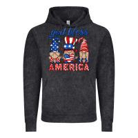 Vintage Black god bless america gnome Vintage Hoodie - HRA Design Shop