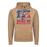 Vintage Coffee god bless america gnome Vintage Hoodie - HRA Design Shop