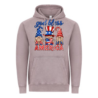 Vintage Zinc god bless america gnome Vintage Hoodie - HRA Design Shop