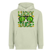 Matcha Lucky Dude St Patricks Heavyweight Hoodie - BundleAndBundleShop