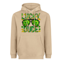 Mushroom Lucky Dude St Patricks Heavyweight Hoodie - BundleAndBundleShop