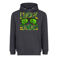 Smoke Lucky Dude St Patricks Heavyweight Hoodie - BundleAndBundleShop