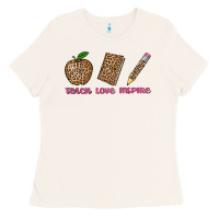 Bone teach love inspire leopard Ladies Tee - AdoDesignShop