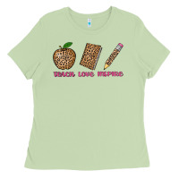 Matcha teach love inspire leopard Ladies Tee - AdoDesignShop