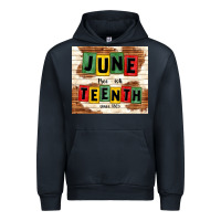 Navy juneteenth free ish since 1865 Urban Hoodie - TumblerDesignByShophia