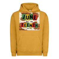 Juneteenth Free Ish Since 1865 Urban Hoodie | Teevron