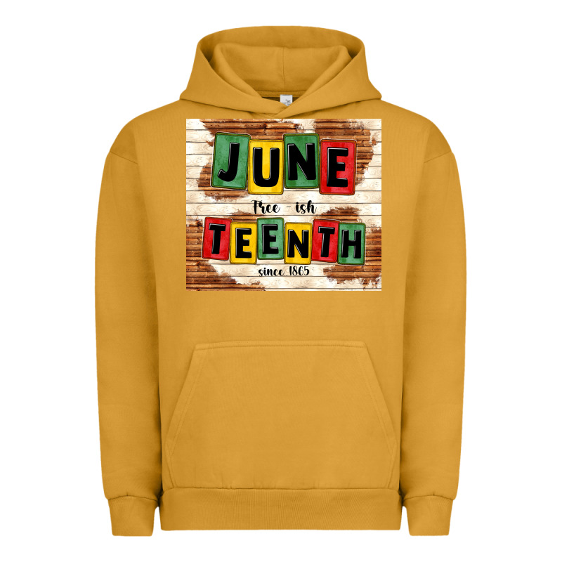 Juneteenth Free Ish Since 1865 Urban Hoodie by TumblerDesignByShophia | Teevron