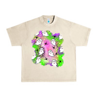 Sandshell ghost halloween patch Urban Heavy Tee - BundleAndBundleShop