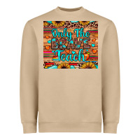 Mushroom only the brave teach Heavyweight Sweatshirt - JahusDesignShop