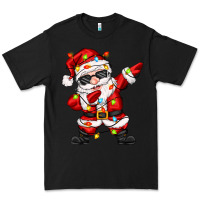Black dabbing santa with christmas lights Premium Tee - Zillion Design Studio