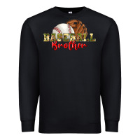 Black baseball brother Premium Sweatshirt - BundleAndBundleShop