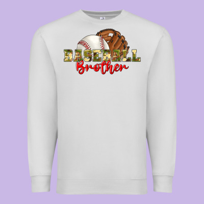 Baseball Brother Premium Sweatshirt Designed By Bundleandbundleshop