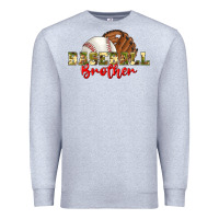 Heather Grey baseball brother Premium Sweatshirt - BundleAndBundleShop
