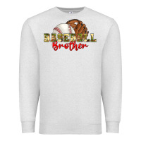 Oatmeal Heather baseball brother Premium Sweatshirt - BundleAndBundleShop