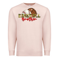 Pale Pink baseball brother Premium Sweatshirt - BundleAndBundleShop