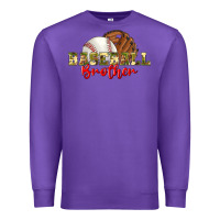 Purple baseball brother Premium Sweatshirt - BundleAndBundleShop