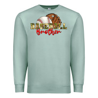 Seafoam baseball brother Premium Sweatshirt - BundleAndBundleShop