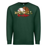Sports Green baseball brother Premium Sweatshirt - BundleAndBundleShop