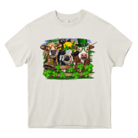 St Patricks Day Heifers Heavy Core Tee | Teevron
