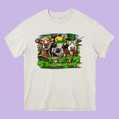 Heavy Core Tee st patricks day heifers