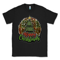 Black happy christmas black Classic Tee - JahusDesignShop