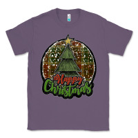 Lavender happy christmas black Classic Tee - JahusDesignShop