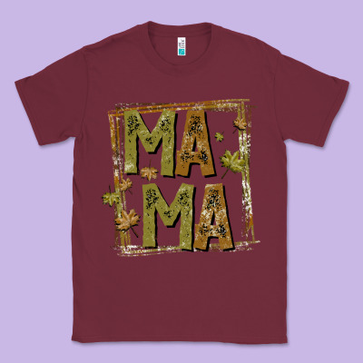 Mama Fall Classic Tee Designed By Cowhidedigitalart