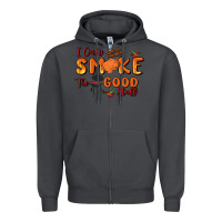 Smoke i only smoke the good stuff Zipper Hoodie - MaliasSmallBusiness