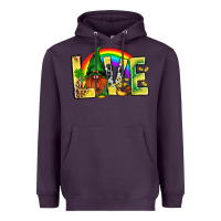 Plum St. Patricks Love With Gnome Heavyweight Hoodie - BundleAndBundleShop