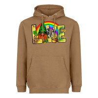 Toasted Coconut St. Patricks Love With Gnome Heavyweight Hoodie - BundleAndBundleShop