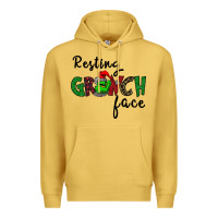 Antique Gold Merry Grinch Mas Premium Hoodie - Bettercallsaul