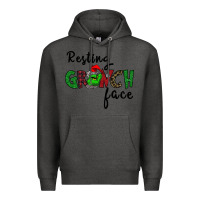 Charcoal Heather Merry Grinch Mas Premium Hoodie - Bettercallsaul