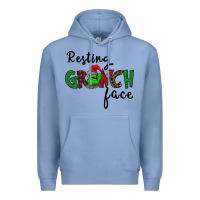 Colony Blue Merry Grinch Mas Premium Hoodie - Bettercallsaul