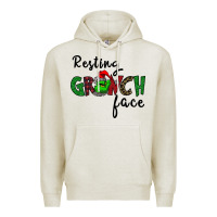 Oatmeal Heather Merry Grinch Mas Premium Hoodie - Bettercallsaul