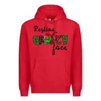 Red Merry Grinch Mas Premium Hoodie - Bettercallsaul