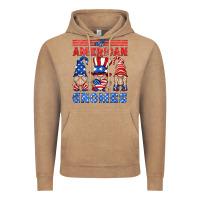 Vintage Coffee all american gnomes Vintage Hoodie - HRA Design Shop