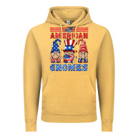 Vintage Mustard all american gnomes Vintage Hoodie - HRA Design Shop