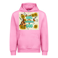 Fuchsia Pink i will sing of the goodness of god Urban Hoodie - TumblerDesignByShophia