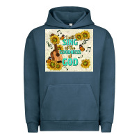 Pigment Midnight Navy i will sing of the goodness of god Urban Hoodie - TumblerDesignByShophia